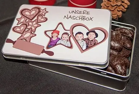 Rectangle Metal Box 198mm x 125mm x 50mm