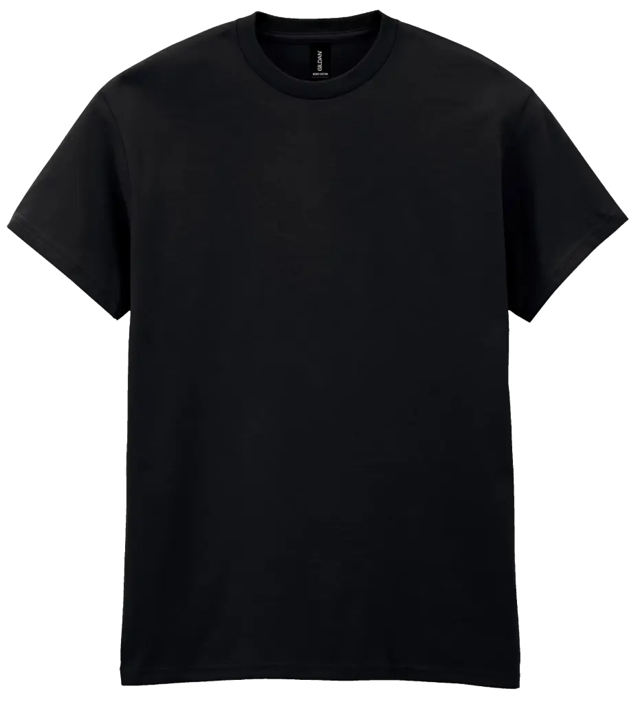 Gildan Heavy Cotton Adult Cotton Tee - GI5000 Round Neck Blank (Small, White)